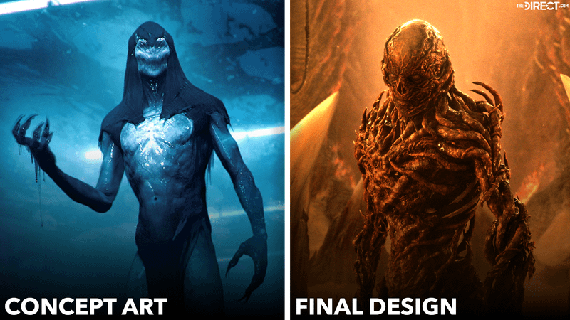Comparison pic of Vecna's concept art and final design
