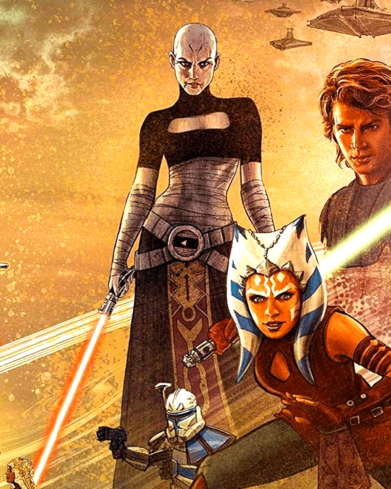 Asajj Ventress from Star Wars Celebration 2019 mural