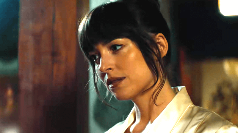 Dakota Johnson as Lowen in Verity.