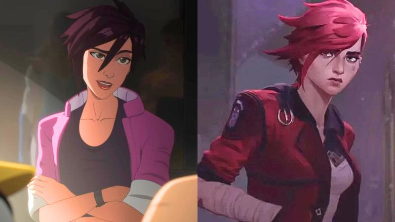 Invisigal in Dispatch and Vi in Arcane