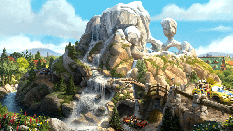 Concept art for Piston Peak National Park.