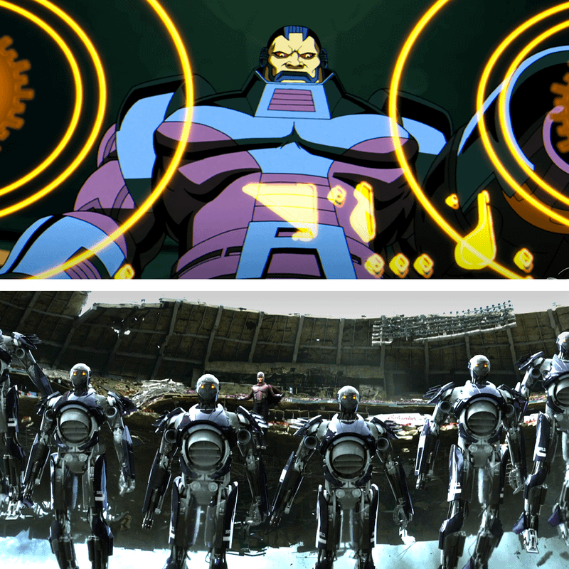 Apocalypse in X-Men '97 and the Sentinels in Days of Future Past.