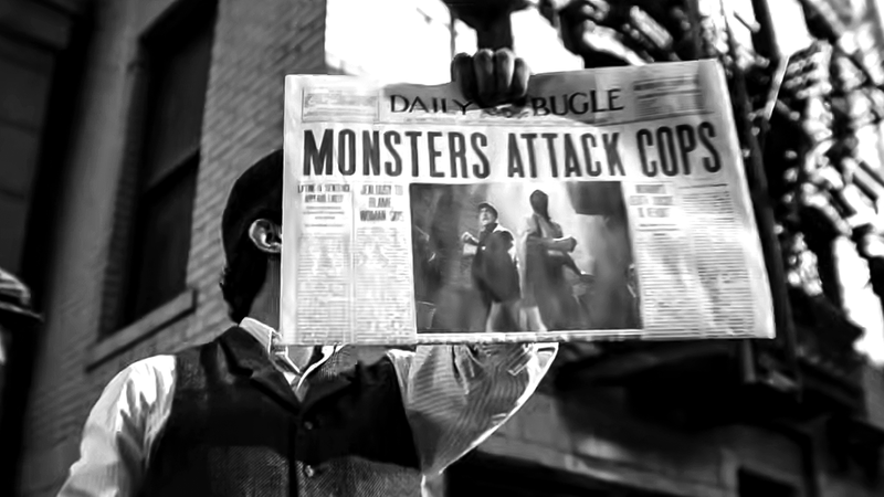Daily Bugle in Spider-Noir.