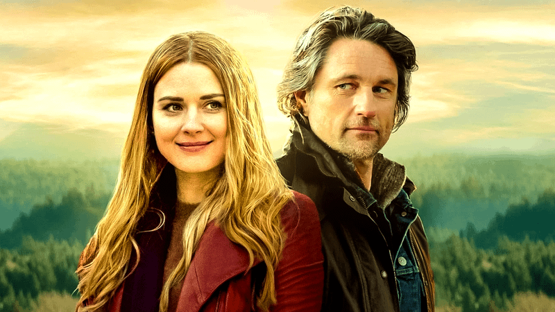 Martin Henderson as Jack Sheridan, Alexandra Breckenridge as Mel Monroe in Virgin River