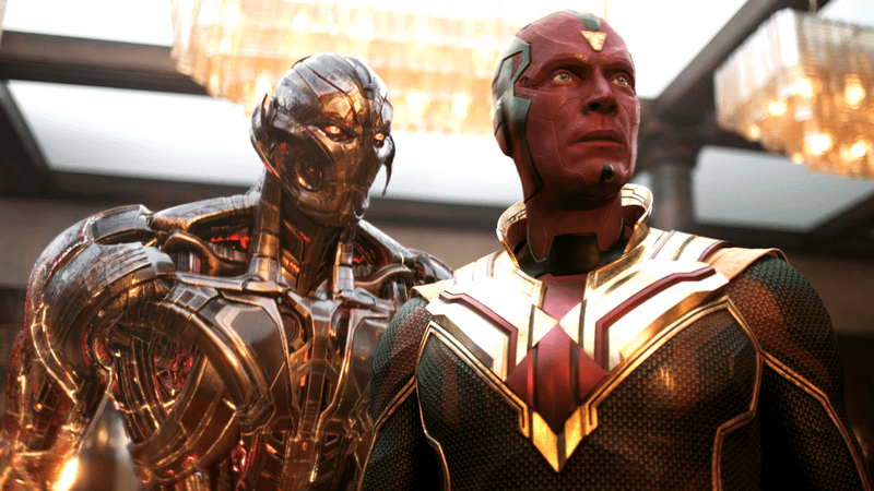 Ultron and Vision in VisionQuest.