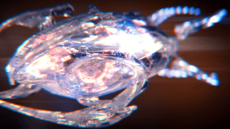 A mysterious, translucent object in VisionQuest.