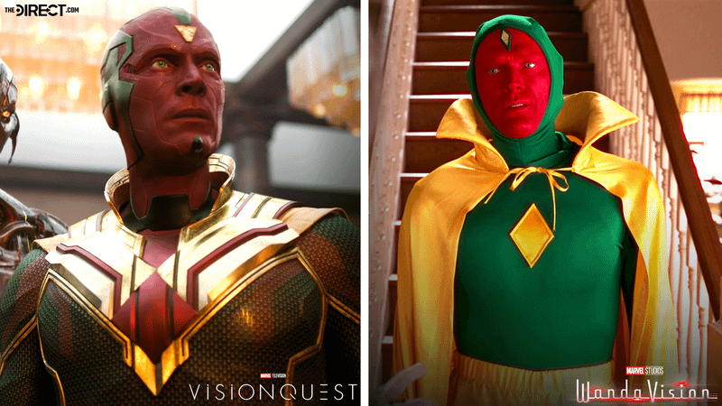 Vision in VisionQuest and WandaVision.
