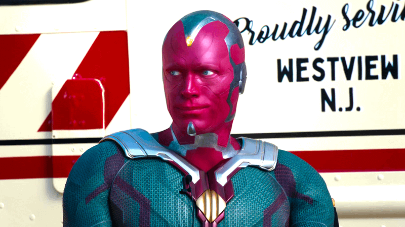 Paul Bettany as Vision in WandaVision