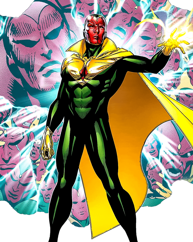 Vision's costume in Young Avengers when he was Jonas.