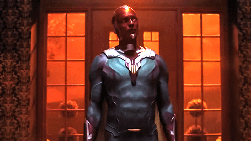 Paul Bettany as the original Vision in Marvel Television's 'VisionQuest.'