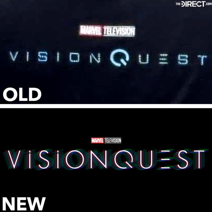 The original VisionQuest logo on the top and the new VisionQuest logo on the bottom.