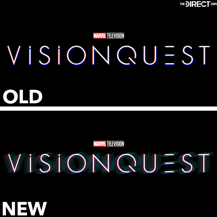 The second VisionQuest logo on the top and the new VisionQuest logo on the bottom.