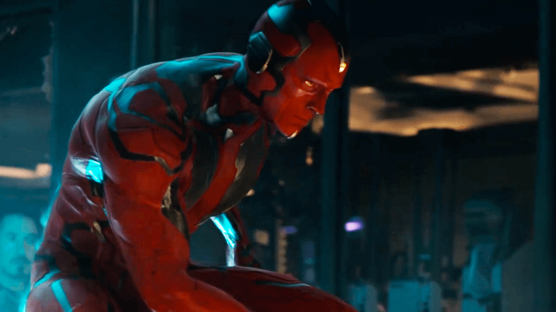 Vision becomes sentient in Age of Ultron.