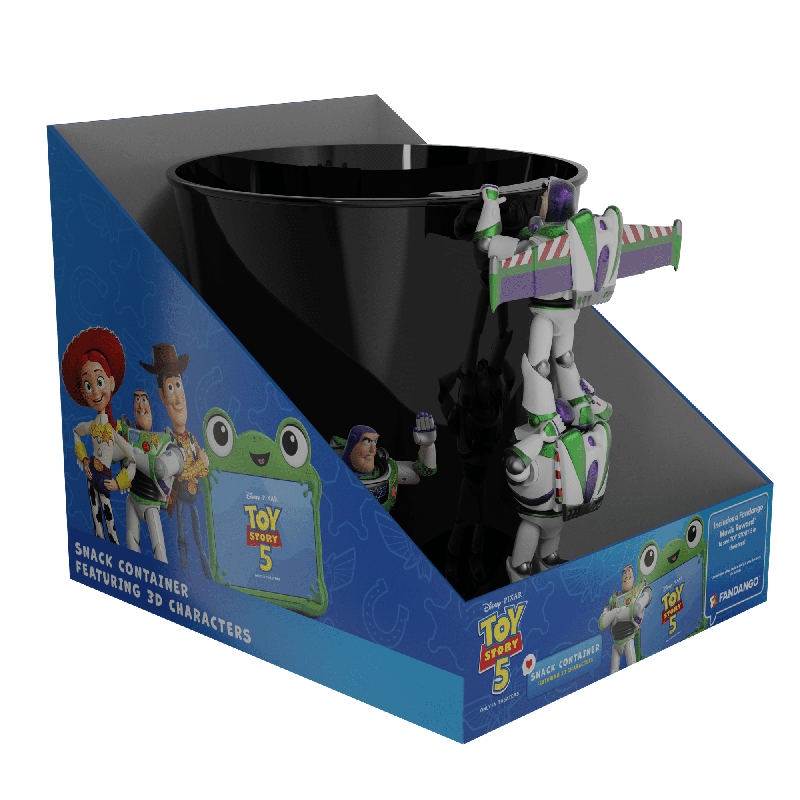 Buzz Lightyear Walmart popcorn bucket.