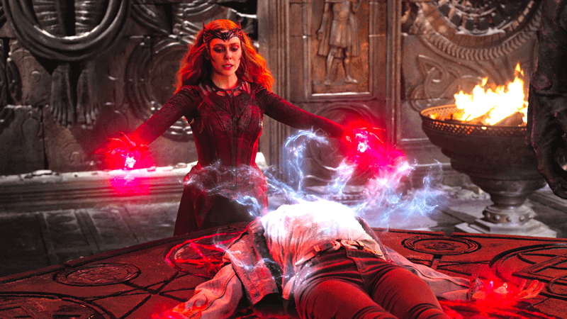 Elizabeth Olsen as Wanda Maximoff & America Chavez in Doctor Strange in the Multiverse of Madness