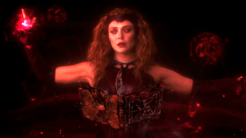Wanda uses the Darkhold in WandaVision