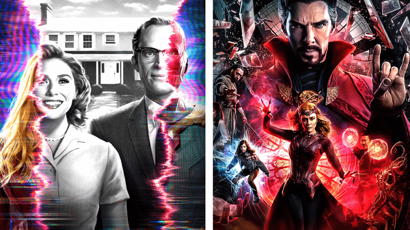 WandaVision and Doctor Strange in the Multiverse of Madness Posters