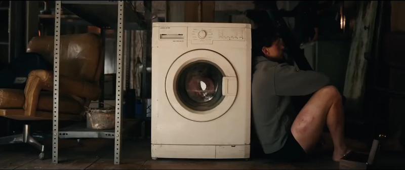 Peter Parker sitting next to a washing machine in 'Spider-Man: Brand New Day' trailer.