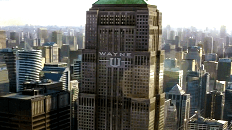 Wayne Enterprises from Christopher Nolan's Dark Knight trilogy