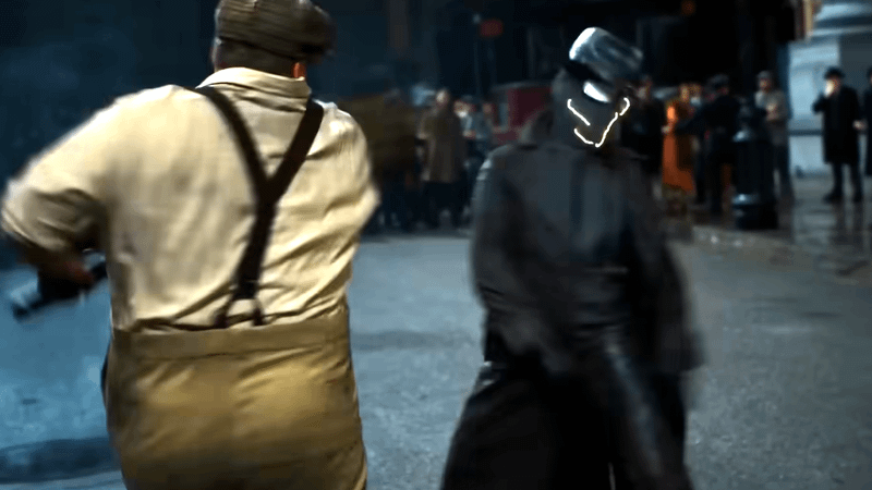 Megawatt vs. Spider-Noir.