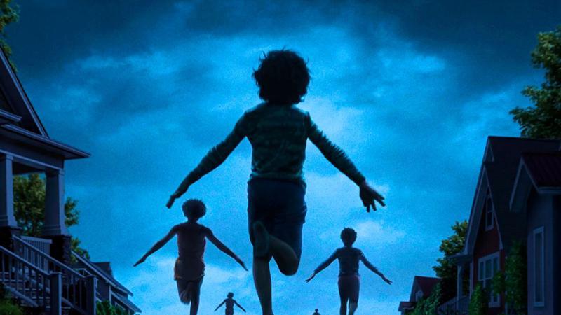 Weapons movie poster showing children running