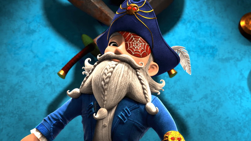 David Tennant's Captain Web-Beard 