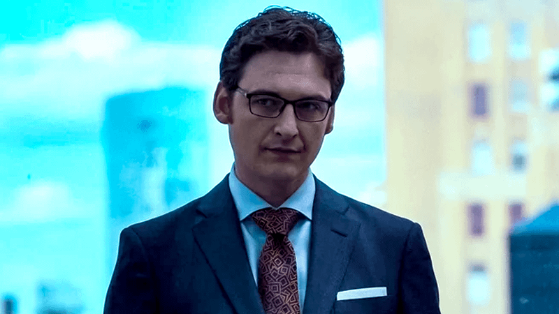 Toby Leonard Moore as James Wesley in Netflix's Daredevil.