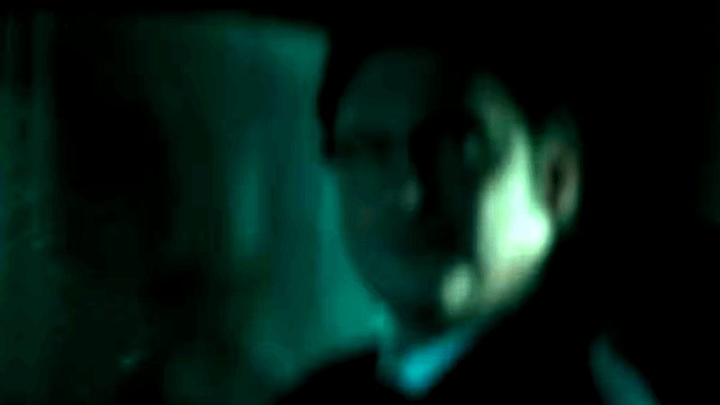 A blurry image of what appears to be the return of Toby Leonard Moore as Wesley