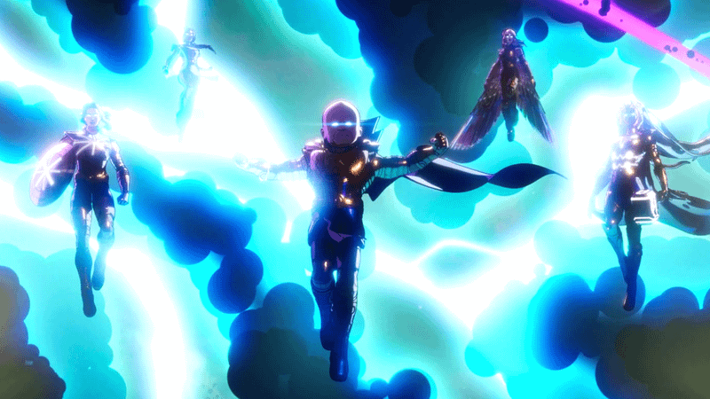 The Watcher and Avengers in What If...?