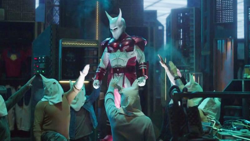 Robert Patrick as White Dragon with Aryan Empire