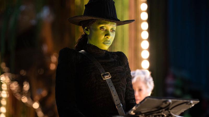 Elphaba reads the Grimmerie in Wicked