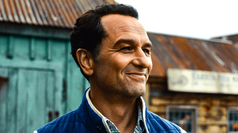 Matthew Rhys as Tom Loftis in Widow's Bay.