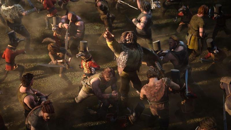 Brendan fights in battle in Wildwood.