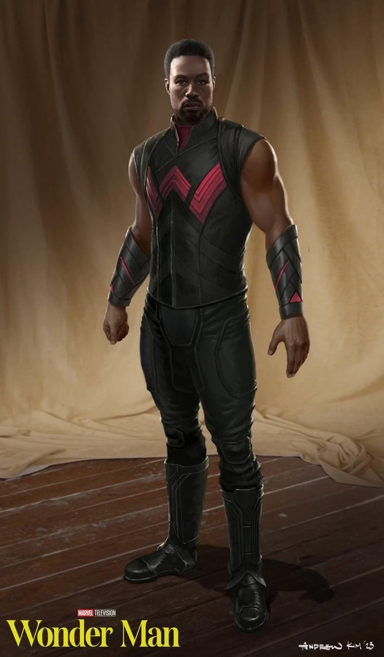 Andrew Kim's art from Wonder Man zoomed out.