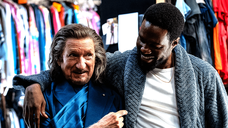 Simon Williams and Trevor Slattery in Wonder Man.