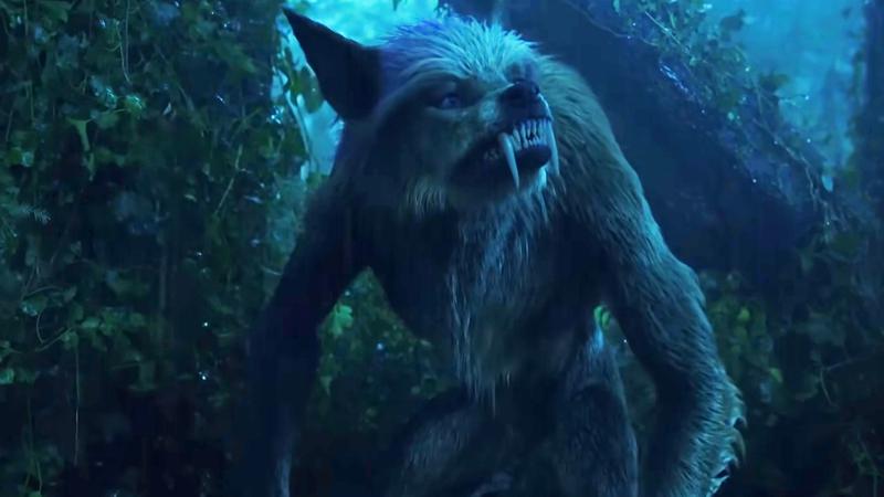 Enid Sinclair in wolf form in 'Wednesday.'