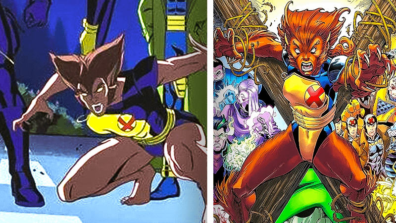 Rahne also known as Wolfsbane in wolf form.