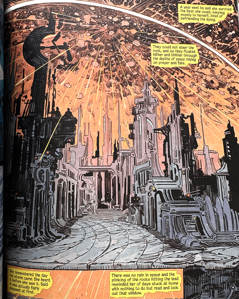 comic panel from 'Woman of Tomorrow' run from DC Comics.