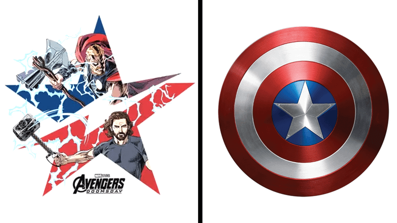 Worthiness Star logo and Captain America shield.