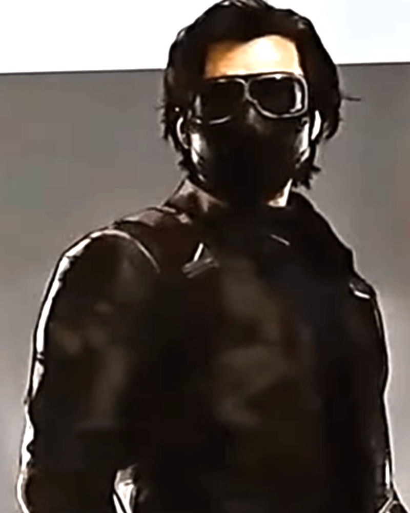 Sebastian Stan as Bucky Barnes in an all-black outfit in Thunderbolts*