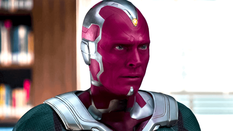 Paul Bettany as Vision in WandaVision.