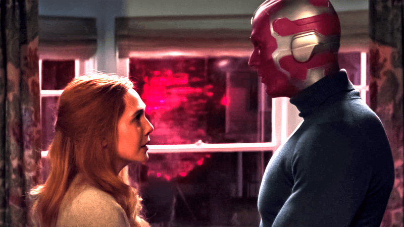 Wanda & Vision in WandaVision.