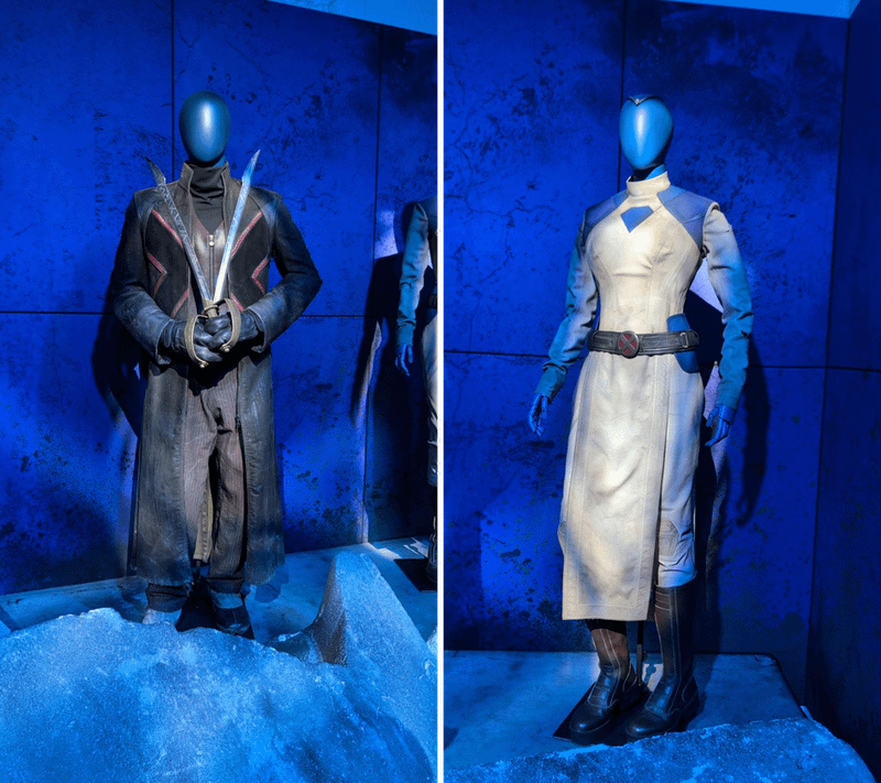 Nightcrawler and Mystique Avengers Doomsday outfits D23 2026.