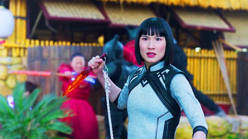 Xu Xialing with a knife in Shang-Chi.