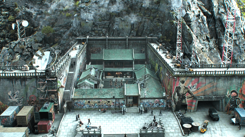 The Ten Rings compound in the MCU.