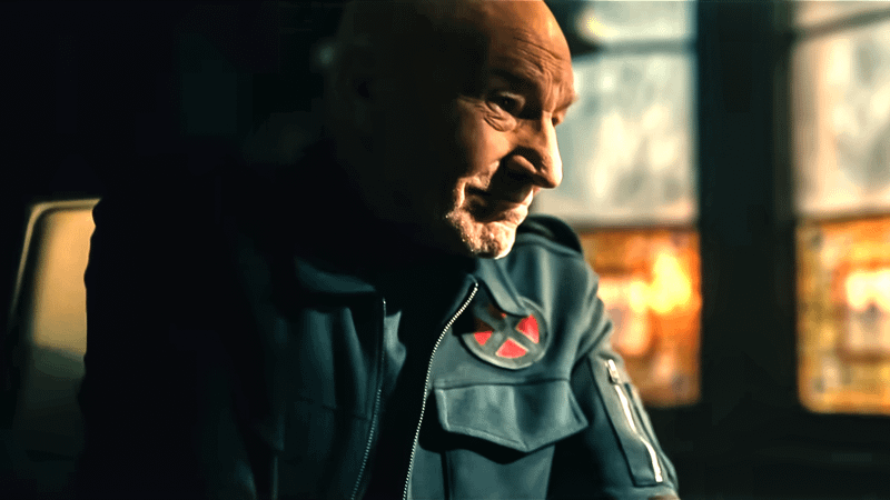 Sir Patrick Stewart as Professor X in 'Avengers: Doomsday' trailer.