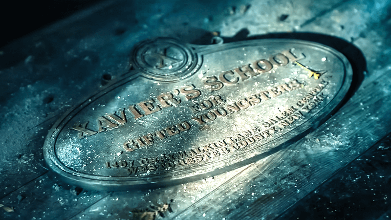 placard for Xavier's School for Gifted Youngsters in 'Avengers: Doomsday' trailer.