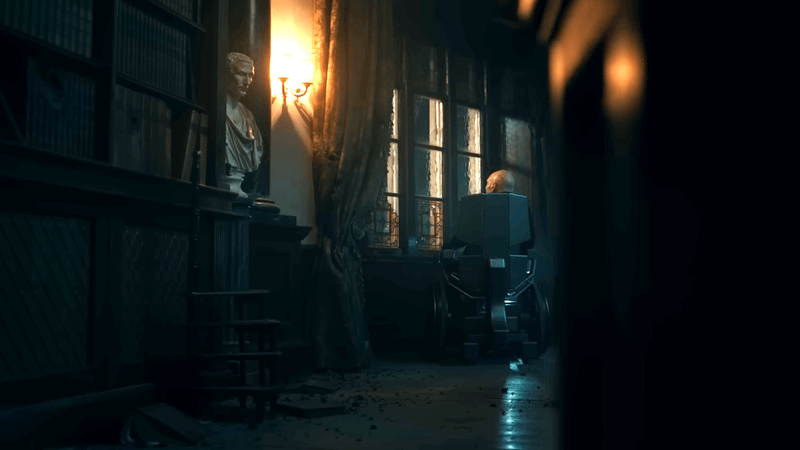 Charles Xavier in X-Mansion in Avengers: Doomsday.