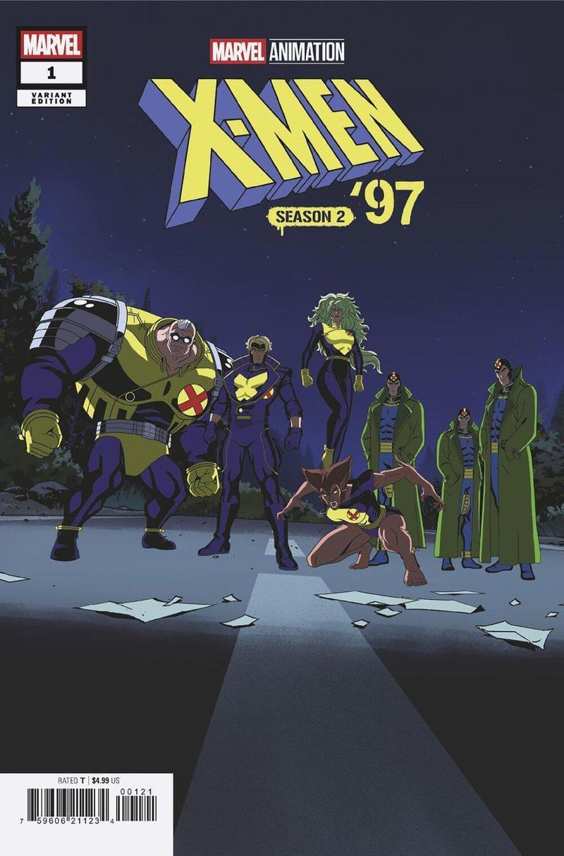 Variant cover for the upcoming X-Men '97 Season 2  featuring X-Factor members.