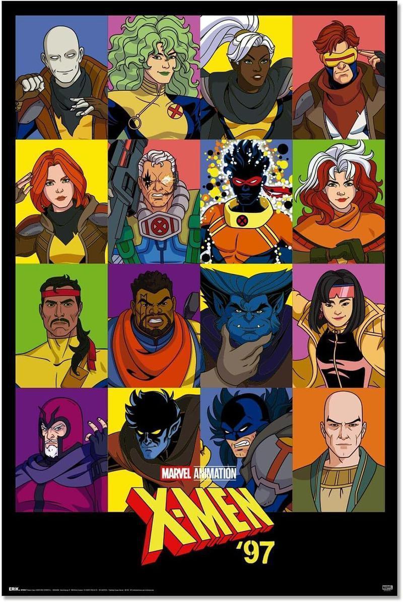 Poster of 16 characters from 'X-Men '97' Season 2.